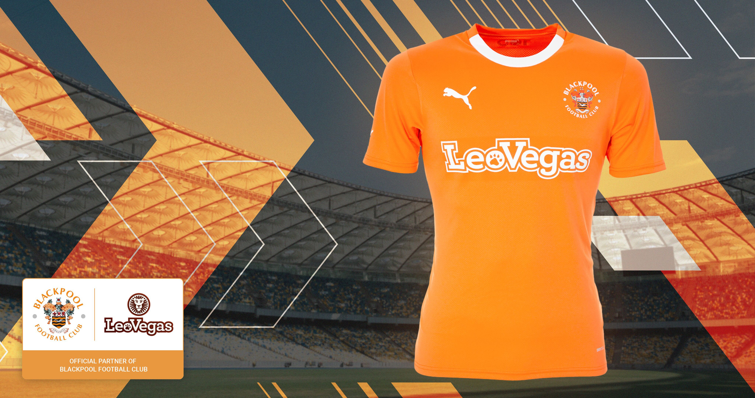 LeoVegas new shirt sponsor of Blackpool FC