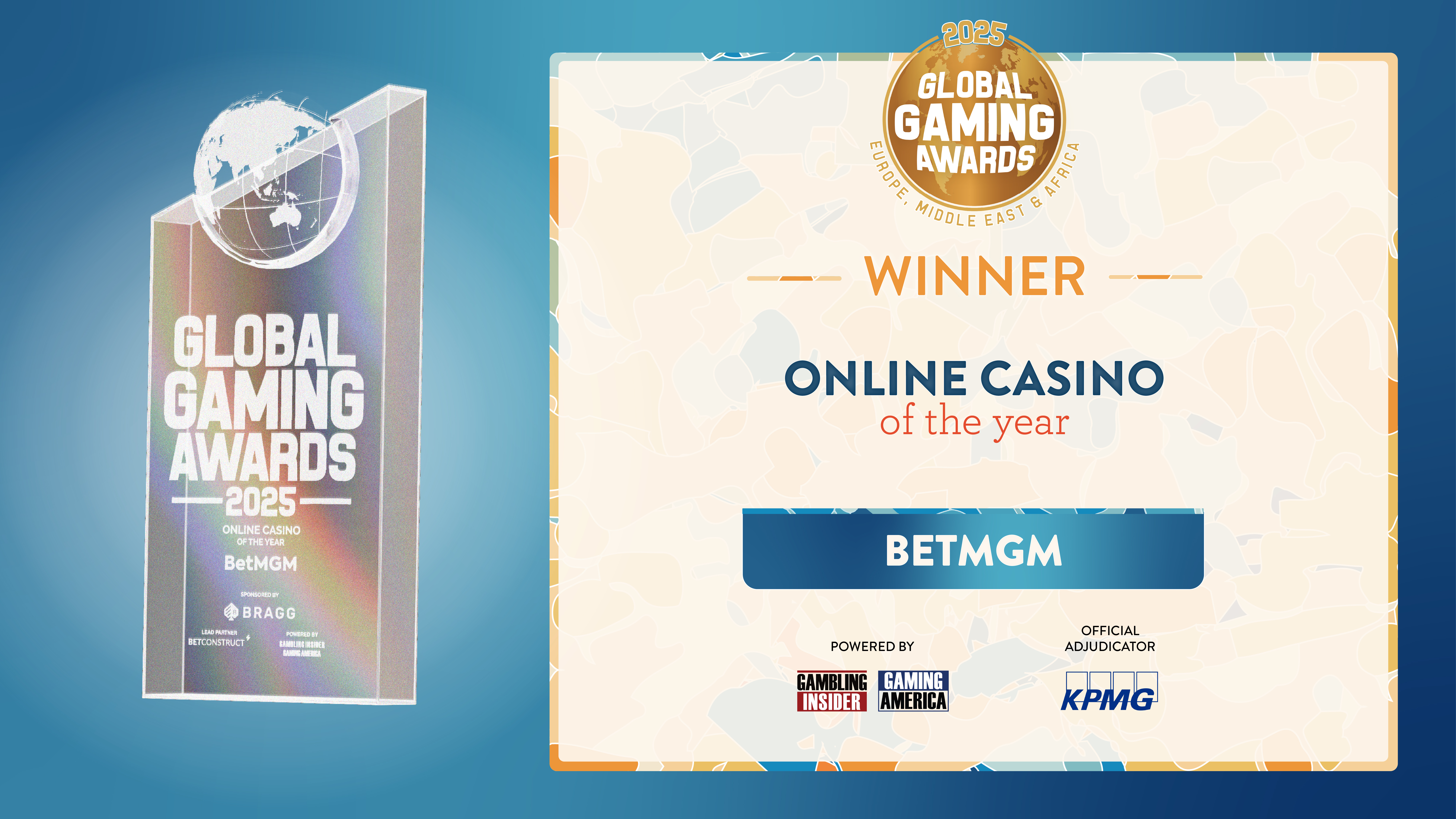 BetMGM is the Online Casino of the Year!