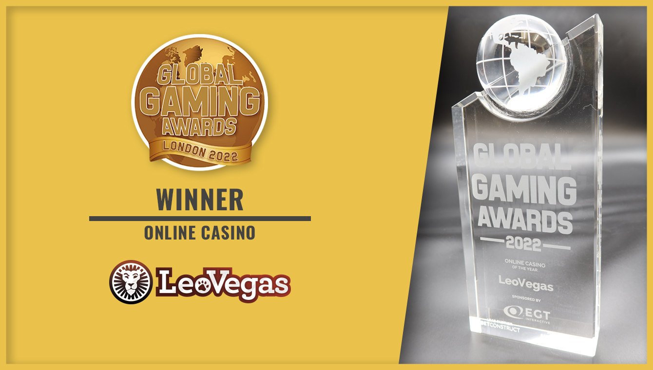 LeoVegas wins “Online Casino of the Year” at the 2022 Global